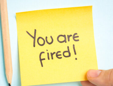 post-it "you are fired!"