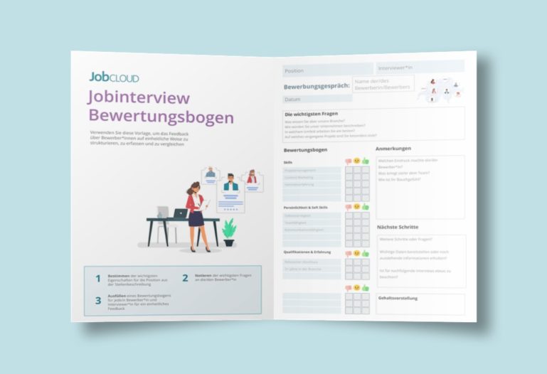 Jobinterview Bewertungsbogen | JobCloud