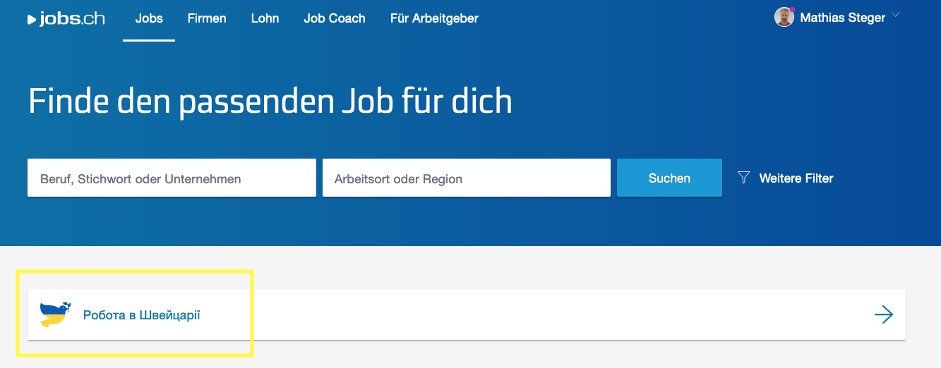 Jobs für Ukrainer*innen