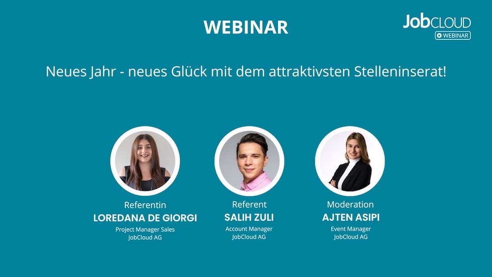 Webinar: Stelleninserate optimieren