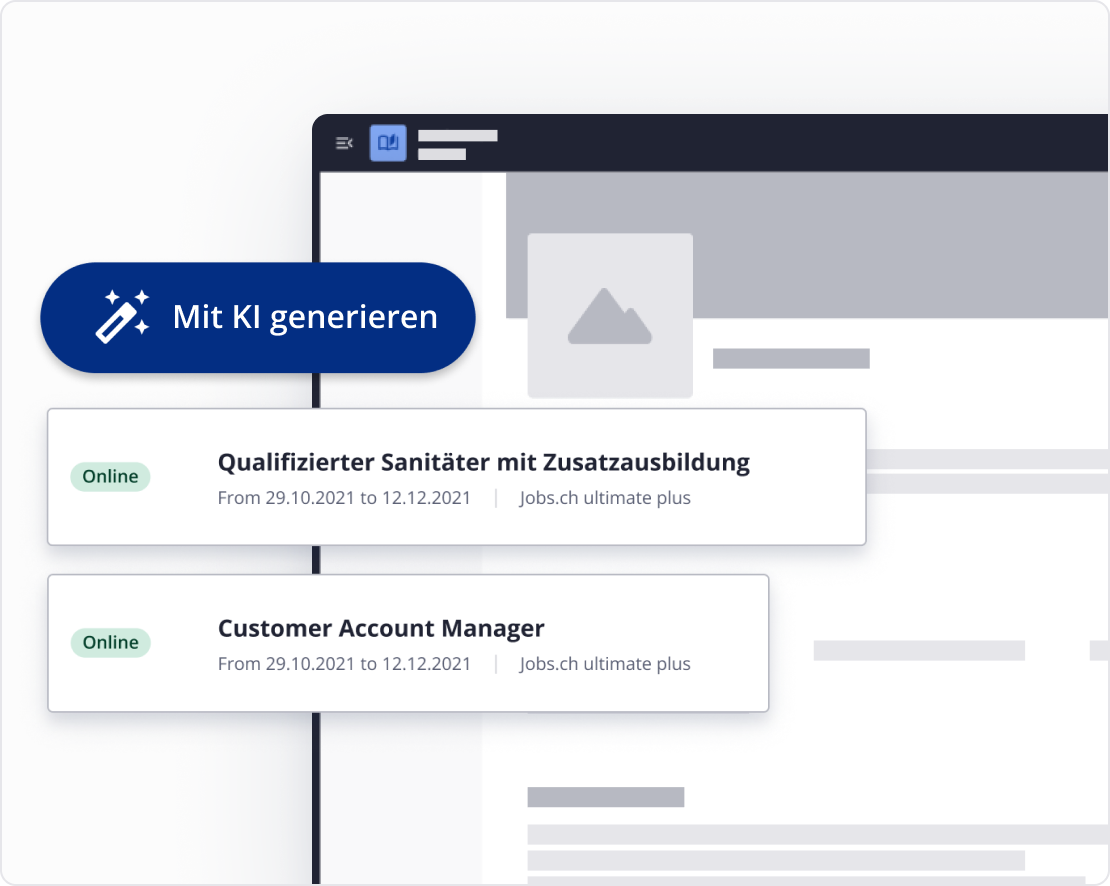 AI_DE AI Job ad creation jobcloud